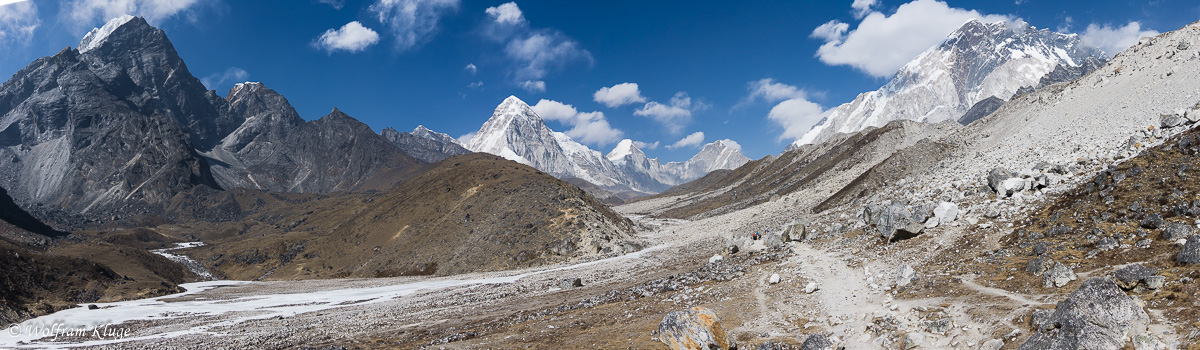 Tal zwischen Lobuche und Thokla