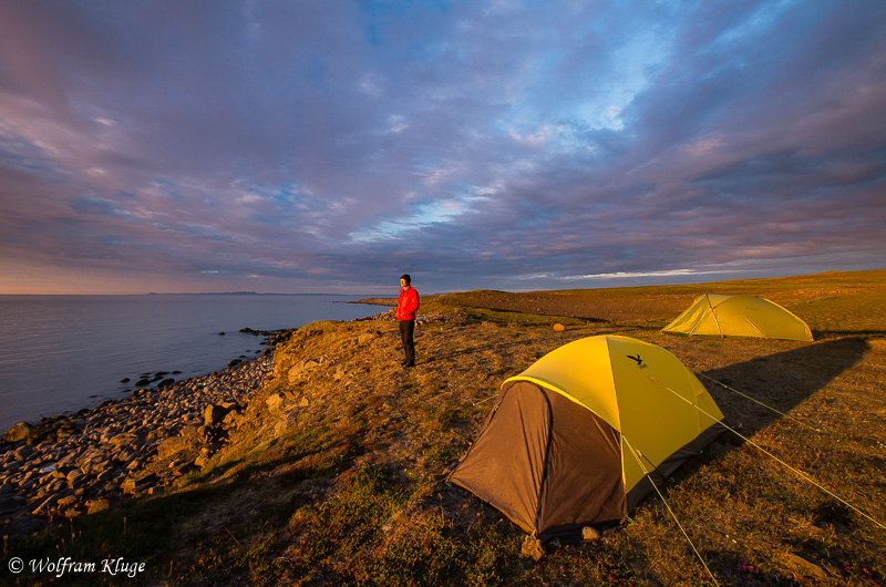 Sonnenuntergang am Polarmeer, Island