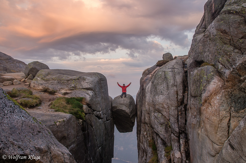 Kjeragbolt,, Norwegen