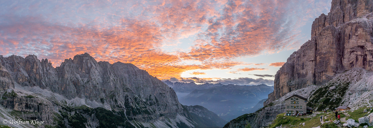 Rifugio Brentei, Brenta Massiv, Italien