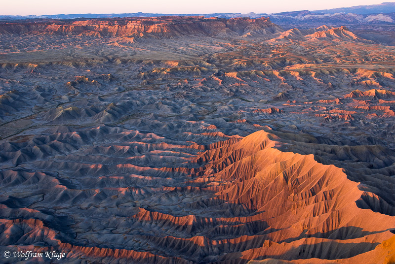 Blick von der South Caineville Mesa