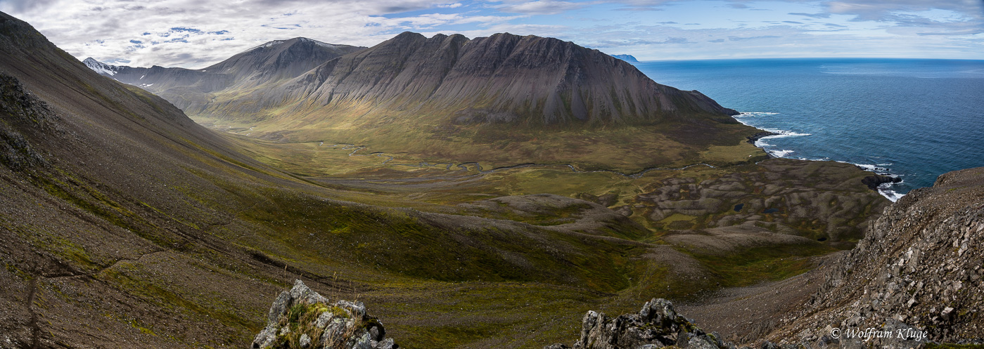 Blick zuück ins Keflarvikurdalur