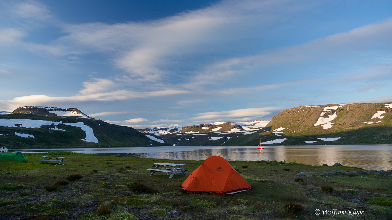 Camp in Hesteyri