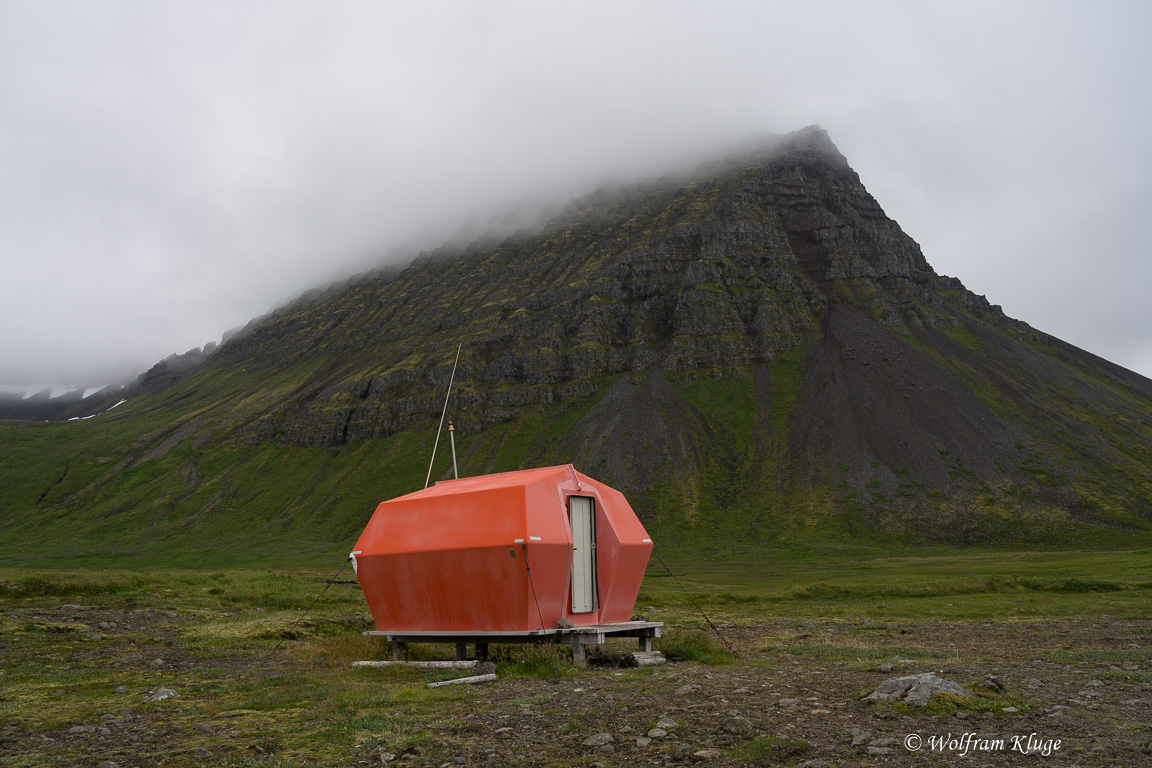 Schutzhütte Budir, Hlöduvik-Bucht