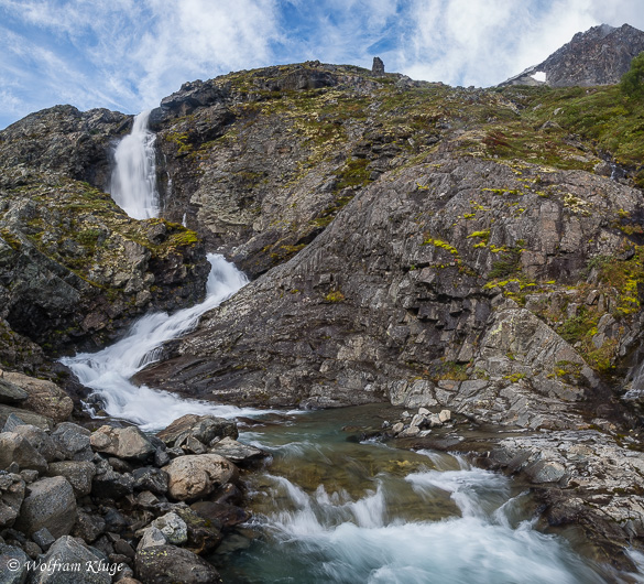 Wasserfall am Russvatnet