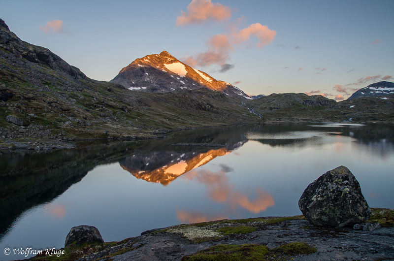 Sonnenaufgang am Hellertjonne-See