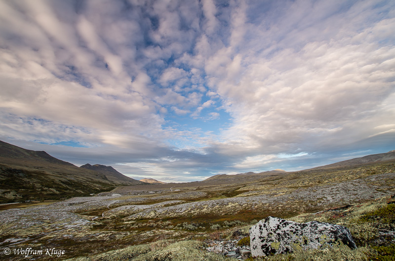 Sonnenuntergang im Verkilsdalen