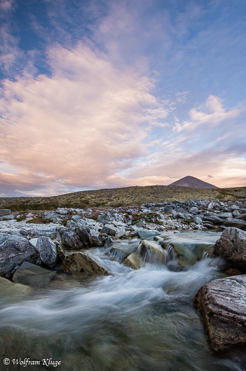 Sonnenuntergang im Verkilsdalen