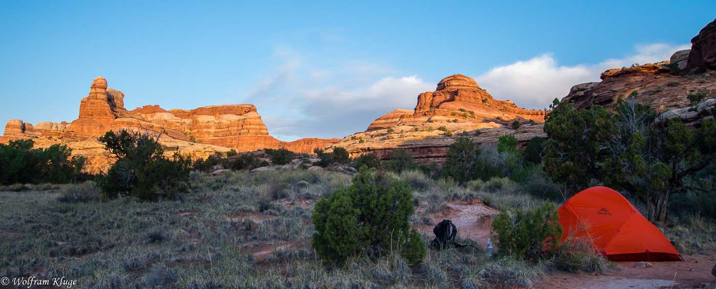 Camp im Water Canyon