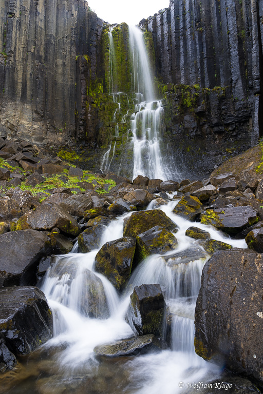 Studlafoss bei Studagil Schlucht