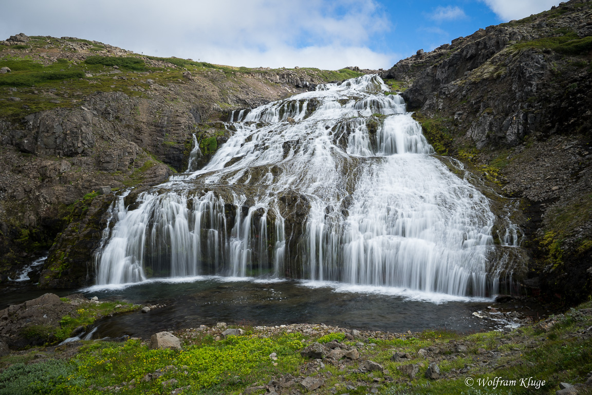 Wasserfall an der Svina