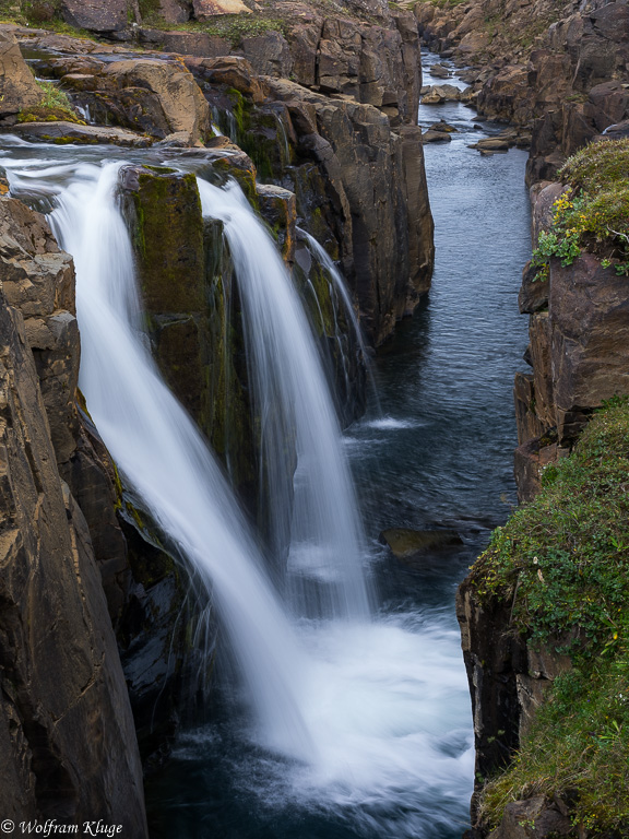 Laugafell Wasserfälle