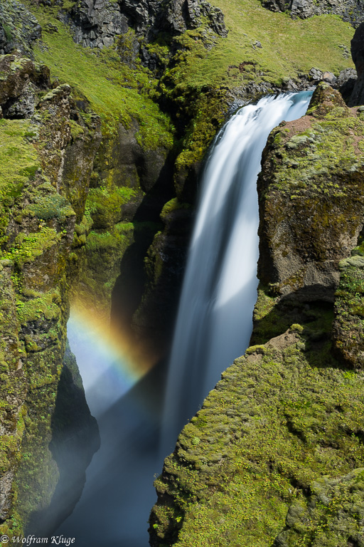 Wasserfälle an der Skoga